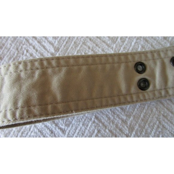 Tommy Hilfiger Women's Belts Cotton (Lot 2) - Black/Off White - Brushed Silver - Picture 10 of 15